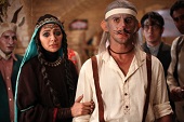 ظاهر عجیب و غریب امین حیایی و بازیگران مشهور در فیلمی عجیب
