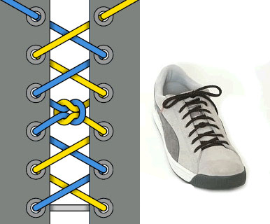 مدل های بستن کفش