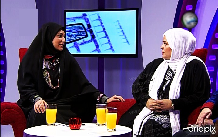 عکس های بهاره رهنما و شقایق دهقان در برنامه سین مثل سریال ۹۲