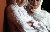 ملیکا زارعی و خواهرش مریلا(خاله شادونه)/عکس