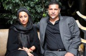 علی دایی در کنار همسرش / عکس