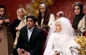 حدیث فولادوند با لباس عروس در کنار همسرش /عکس