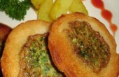 طرز تهیه کوکو سبزی با نان باگت