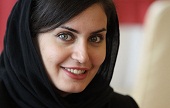 الناز شاکردوست راننده ماشین پلیس شد / عکس