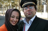 نفیسه روشن و همسرش + عکس
