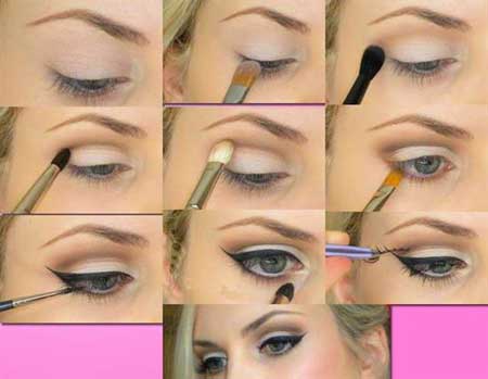 آموزش تصویری آرایش چشم