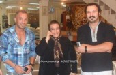 کامبیز دیرباز و امیر تتلو در کنار این خانم! / عکس