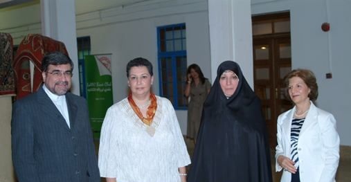 علی جنتی و همسرش در یک ضیافت خارجی / عکس