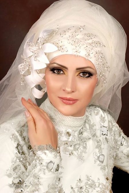 مدل جدید تور عروس محجبه و باحجاب