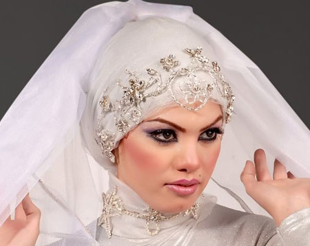 مدل جدید تور عروس محجبه و باحجاب