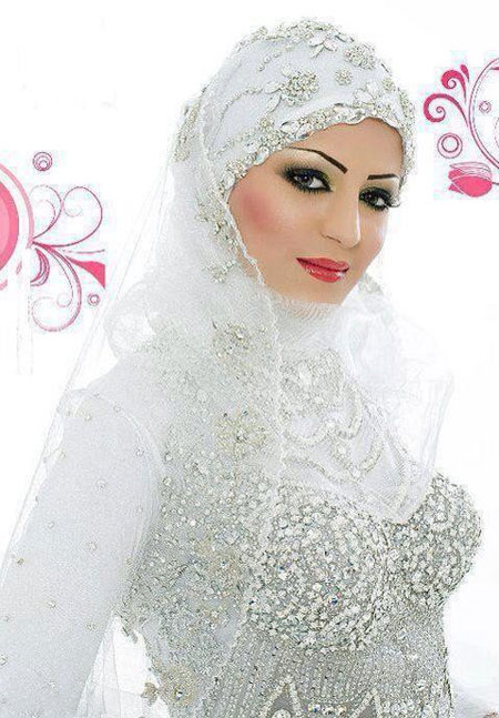 مدل جدید تور عروس محجبه و باحجاب