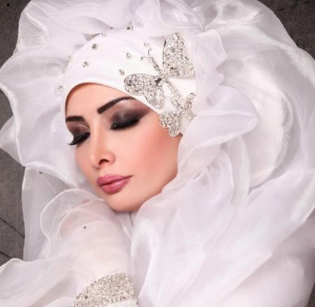 مدل جدید تور عروس محجبه و باحجاب