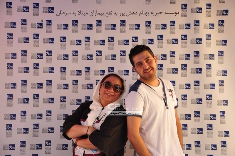 عکس های بازیگران و هنرمندان در موسسه خیریه بهنام دهش پور