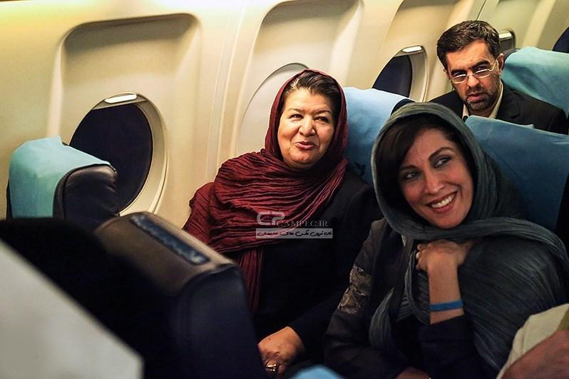 عکس های بازگشت بازیگران و هنرمندان از سفر اصفهان