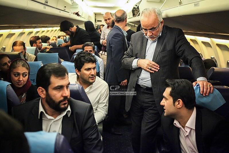 عکس های بازگشت بازیگران و هنرمندان از سفر اصفهان