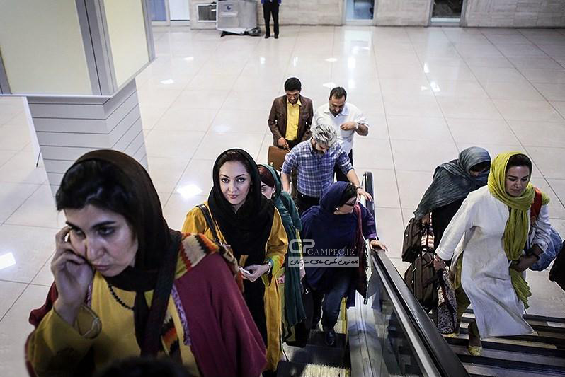 عکس های بازگشت بازیگران و هنرمندان از سفر اصفهان