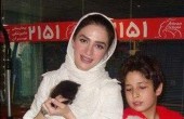 عسل بدیعی و فرزندش/عکس