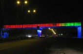 سقوط پل عابر در جاده خاوران+ترافیک 7 کیلومتری