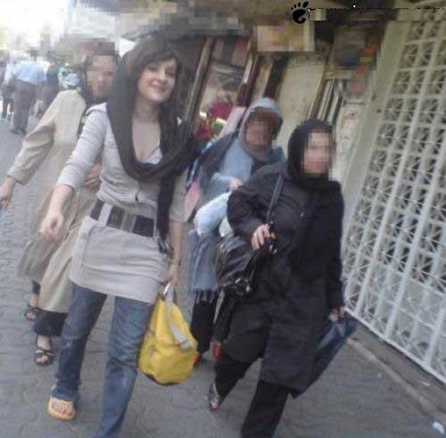 اوج بی حجابی در این مکان / عکس