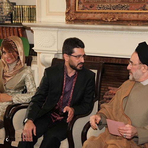 عکس های مراسم عقد امیرحسین مدرس با حضور سید محمد خاتمی