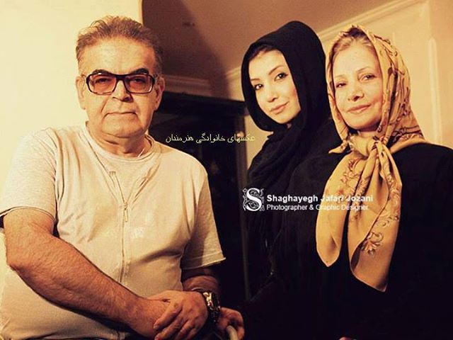 حمید لولایی و همسر و دخترش / عکس