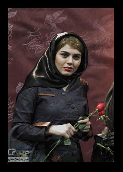 عکس بدون گریم آزاده زارعی بازیگر نقش باران