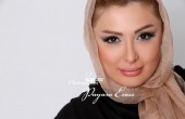 عکس نیوشا ضیغمی و همسرش سر دیگ نذری