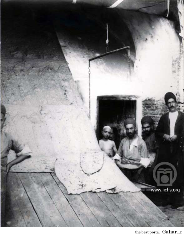 نانوایی زمان قاجار