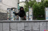 دختر پارکور کار ایرانی / عکس