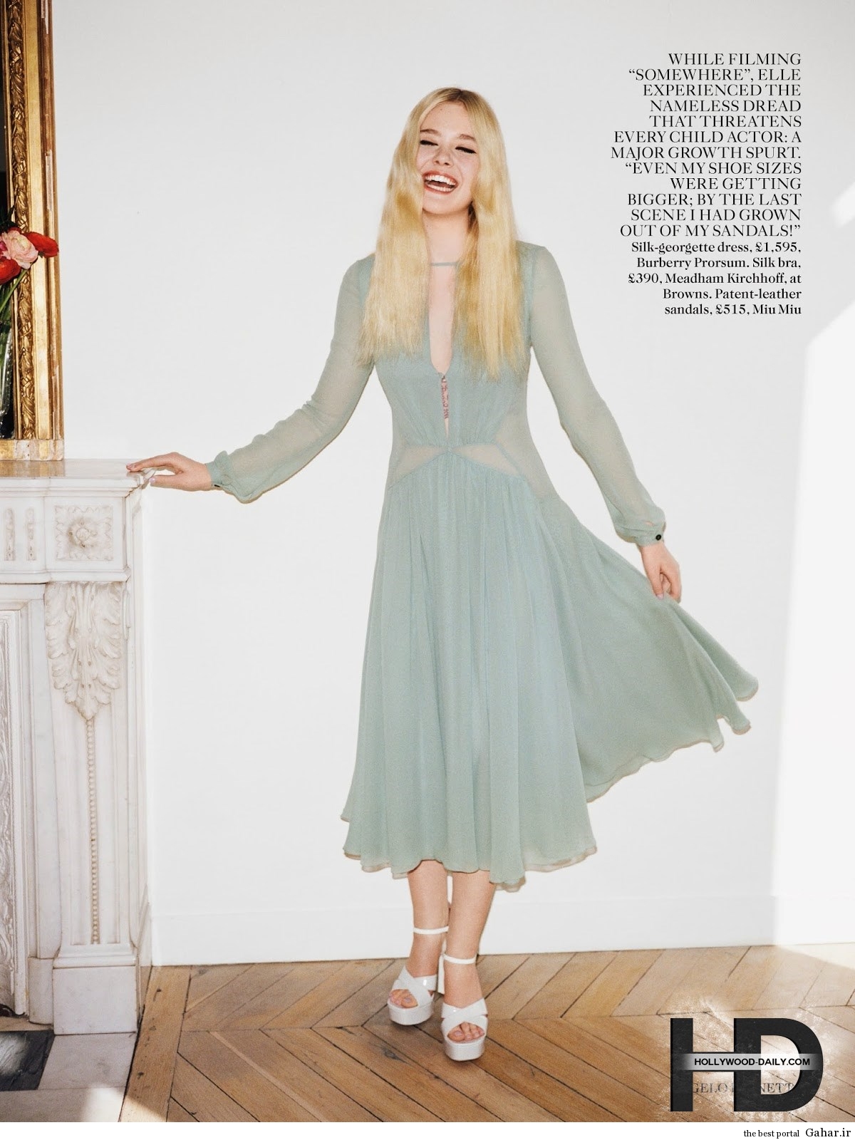 فتوشات های اله فانینگ در مجله VOGUE UK