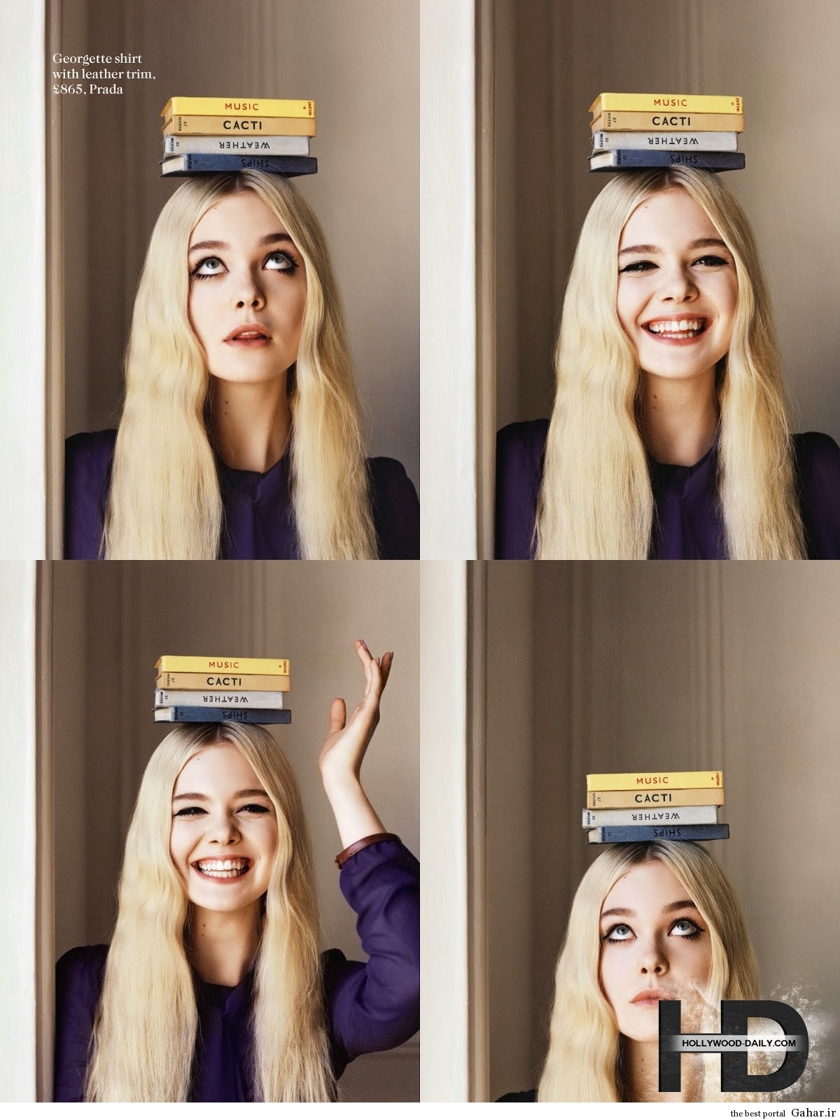 فتوشات های اله فانینگ در مجله VOGUE UK