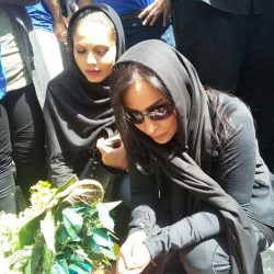 دو بازیگر خانم در مراسم سالگرد ناصر حجازی ؛ عکس