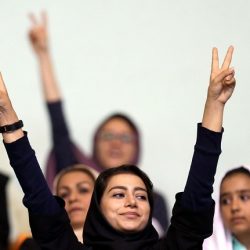 عکس های بانوان خاص ، تماشاگران والیبال ایران در استادیوم آزادی!