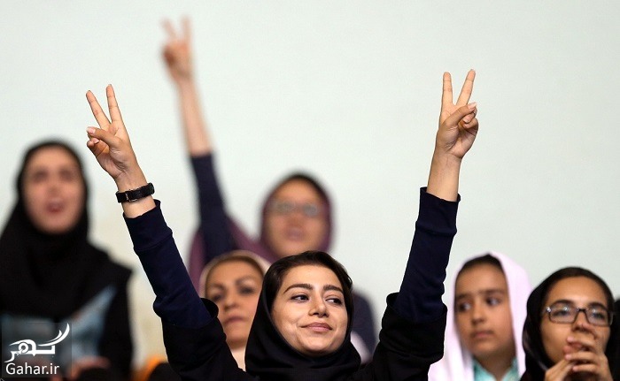 عکس های بانوان خاص ، تماشاگران والیبال ایران در استادیوم آزادی!