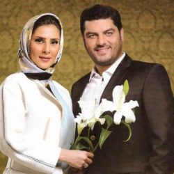 عکس سام درخشانی و همسرش در اکران فیلم خوب ، بد ، جلف