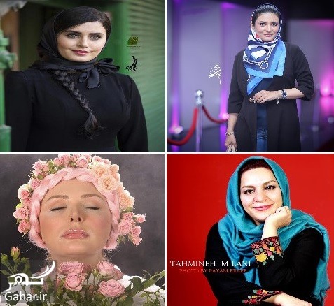 عکس های بازیگران زن ایرانی معروف در یک نمایشگاه