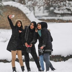 برف بازی مردم همدان در زمستان زیبا ؛ تصاویر