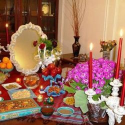 ایده های جالب و ساده برای تزیین سفره هفت سین