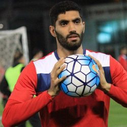 عکس بازیکن معروف پرسپولیس محمد انصاری و همسر محجبه اش