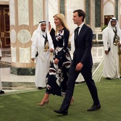 عکس داماد و دختر ترامپ در سفر به عربستان