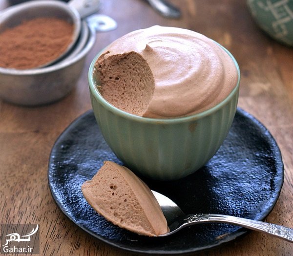 طرز تهیه موس شکلات قهوه&zwnj;ای