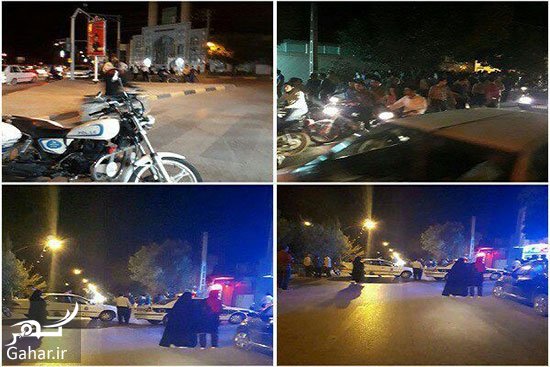 بمب گذاری مقابل خانه پدر شهيد حججی / عكس