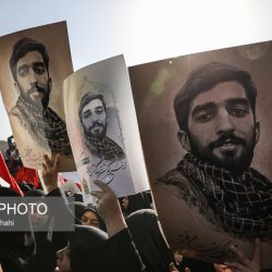 تصاویر / مراسم تشییع پیکر مطهر شهید محسن حججی در تهران