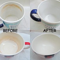 روشی آسان برای از بین بردن لکه چای از روی استکان و فنجان