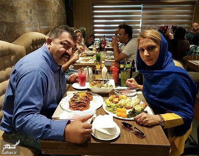 عکس محافظ جنیفر لوپز ، احمد ایراندوست و همسرش