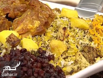 دستور پخت سیب پلو کرمانشاهی