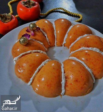 دستور تهیه کرم خرمالو / دسر شیک