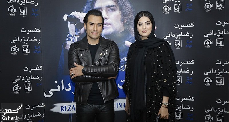 عکسهای بازیگران زن در کنسرت رضا یزدانی