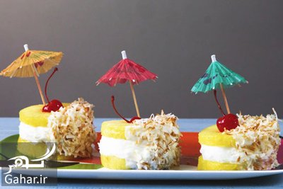 دستور تهیه ساندویچ بستنی آناناسی