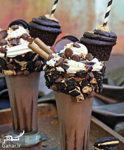 آموزش تهیه میلک شیک شکلاتی